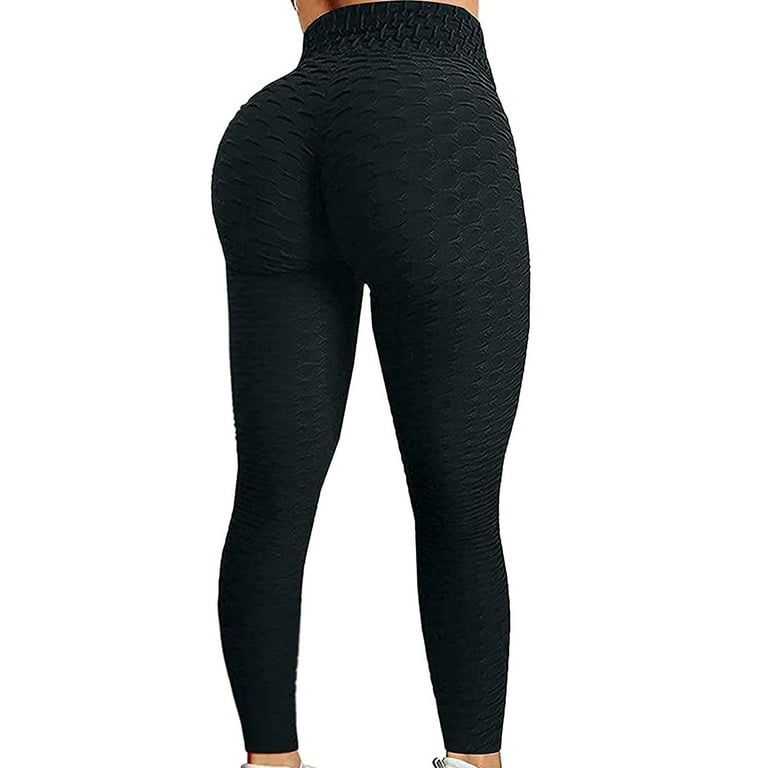 High Waisted Workout Leggings Slimming Booty Tummy Control