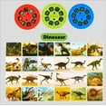 thumbnail image 3 of EIMELI Light Projector Story Book Educational Toy Kids Projection Torch Luminous Flashlight Animal Slide Show with 24 Images Slides Birthday Gift for Toddler Boys Girls (Dinosaur), 3 of 4