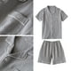 thumbnail image 4 of 1 set hombre pijama de verano ropa de dormir masculina manga corta salón para el hogar set (tamaño m), 4 of 5
