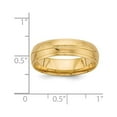thumbnail image 3 of 14k Yellow Gold Comfort Fit Unique Wedding Band Ring Size 7, 3 of 4