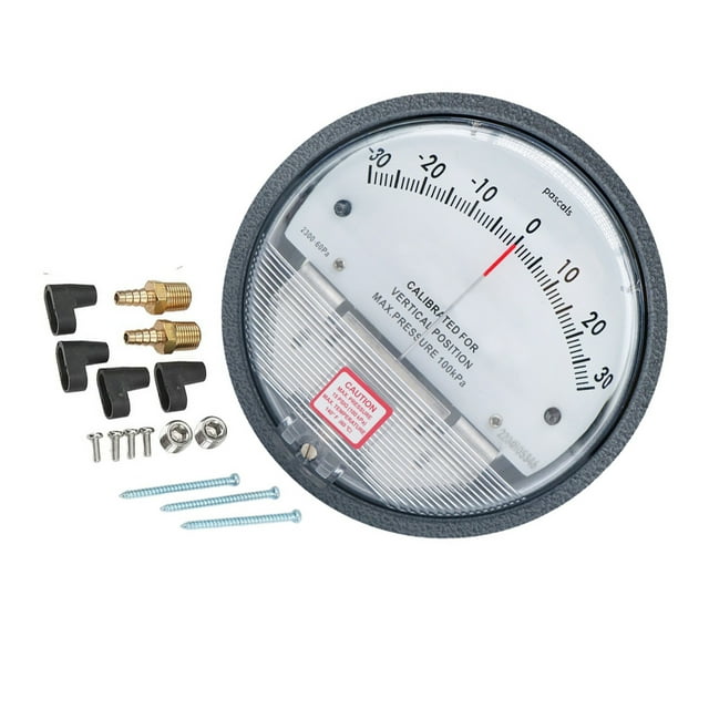 Manomètre de Pression Différentiel Manomètre de Pression Différentiel Manomètre de Haute Précision Fiable -30Pa-+30Pa