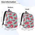 thumbnail image 2 of Balery Watermelon Mochila Clásica Impresa Básica para Viaje, Mochila Escolar Resistente al Agua, Mochila de Lona con Correas Ajustables-Medium, 2 of 5