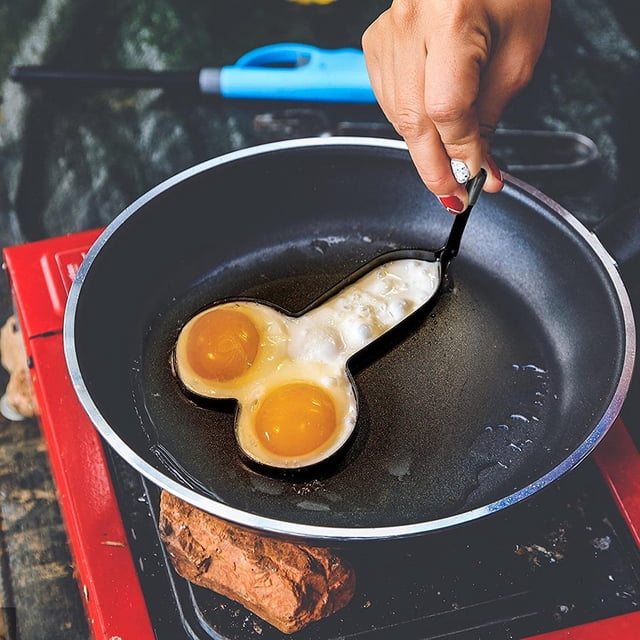 Divertido molde para huevos fritos, divertido molde para huevos fritos, anillo moldeador de huevos antiadherente, molde para huevos fritos de acero inoxidable, muy recomendado