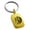 Gold, variant on Stainless Steel Janus Greek God of Beginnings Engraved Small Rectangle Dog Tag Charm Keychain Keyring
