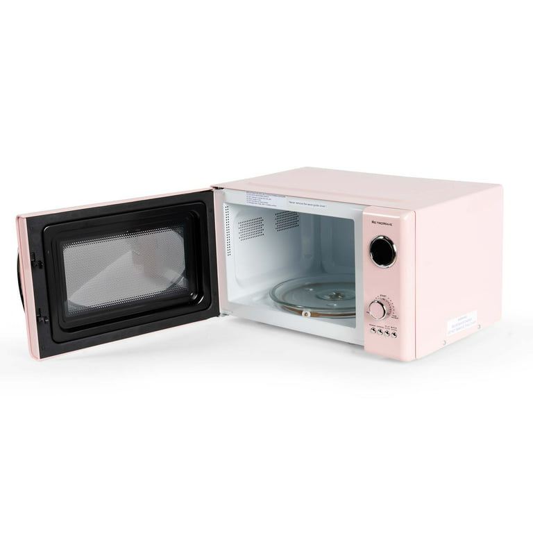 NRMO9PK  Nostalgia Pink Retro Microwave 