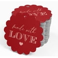 thumbnail image 4 of Inkdotpot Rose Gold Foil Paper Hang Tags Made With Love Text Favor Tags 50 Piece, 4 of 6