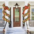 thumbnail image 4 of Clearance! Christmas Stairs Decoration Rattan Flowers Rattan Christmas Tree Festival Decorations Door Decoration, 4 of 4