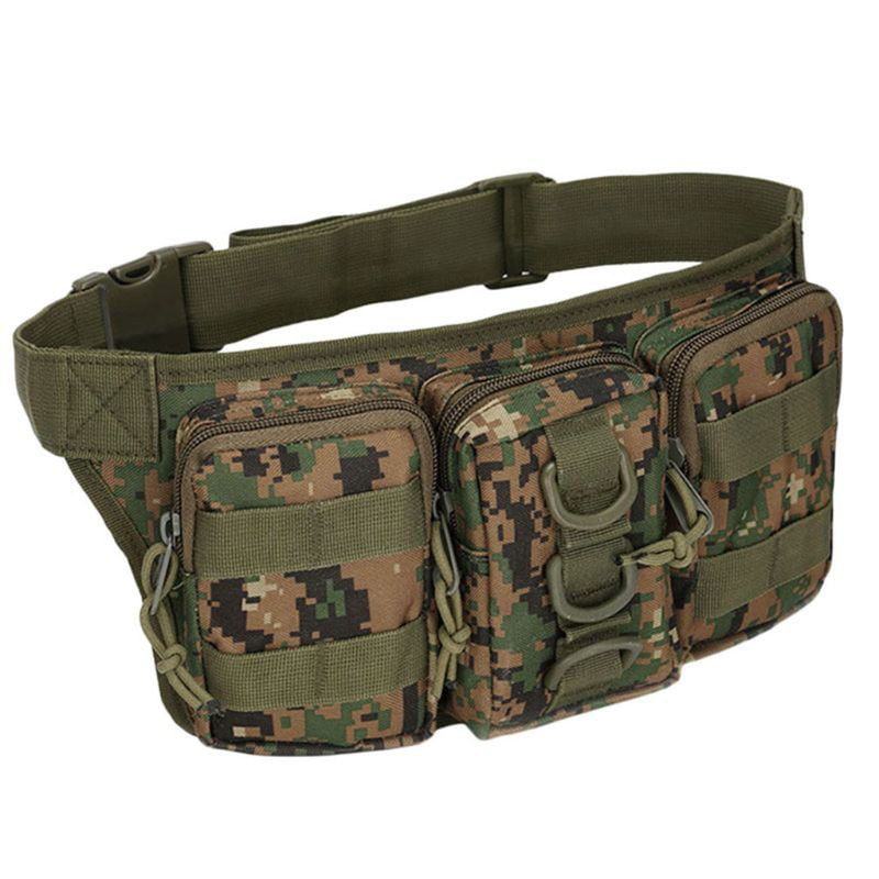 Outdoor Oxford Tactical Bag Utility Waist Pack Pouch Military Camping Hiking Bag 