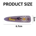 thumbnail image 2 of Women's Hair clip Classic duck Hair Decoration clip Side sliding firm accessory clippurple, 2 of 4