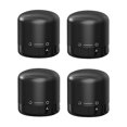 thumbnail image 3 of Juego de 4 tapones para vino tinto al vacío, tapón sellado para botella, a prueba de fugas, que conserva la frescura, tapón para botella de vino, color negro, 3 of 5