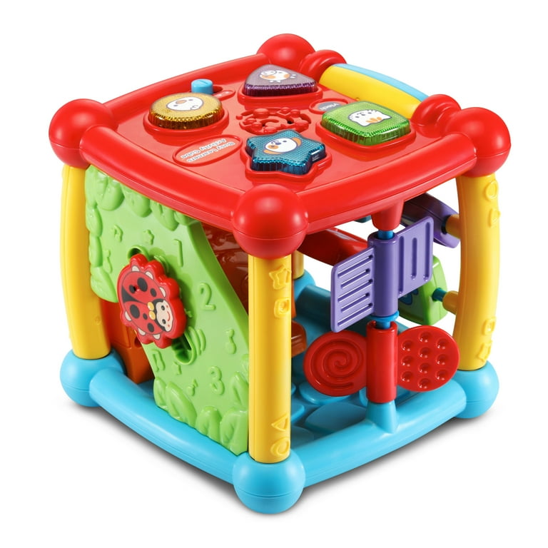 VTech Busy Learners Activity Cube Baby Activity Centers Baby and Toddler Toys Walmart