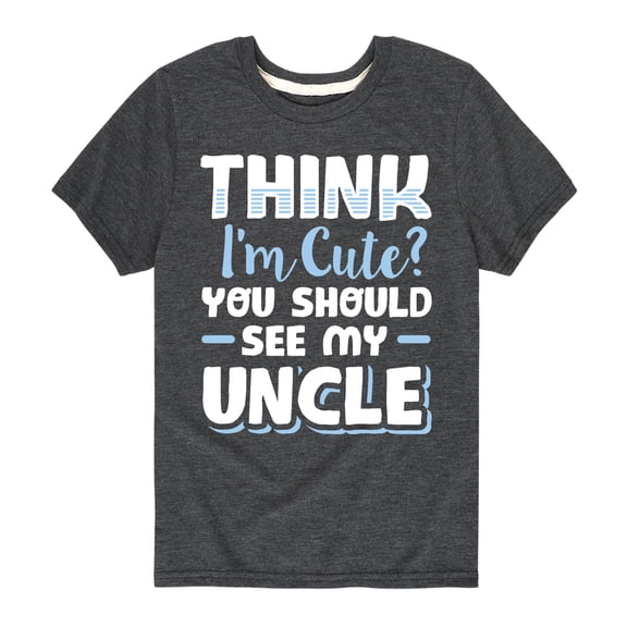 Instant Message - You Should See My Uncle Short Sleeve Graphic T-Shirt