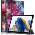 thumbnail image 1 of KOMI Slim case pour Galaxy Tab A9+ A9 Plus (Modèle 2023: Sm-X210/x215/x216) Étui Intelligent en Cuir à Rabat 3 Volets Fonction Support étui Arrière Rigide en PC, 1 of 5