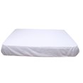 thumbnail image 1 of Queen Size Pure White Polyester Soft Comfortable Mattress Protector Cover Household Bedroom Use, 1 of 8