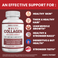thumbnail image 3 of Simply Potent Multi Collagen Peptides Capsules, 60 Type I II III V X Hydrolyzed Collagen, Keto & Paleo, Gluten Free, Pack of 2, 3 of 9