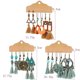 thumbnail image 1 of Pendientes bohemios con borlas de cuentas retro para mujer, pendientes étnicos, joyería vintage bohemio, pendientes colgantes para fiestas, días festivos y uso diario, 1 of 6