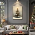 thumbnail image 6 of Christmas Tree with Lights, Christmas Decoration, Popular Christmas Wall Art – Vintage Christmas Canvas Prints – Rustic Winter Framed Christmas Decor for Indoor Holiday Decorations, 6 of 7