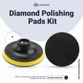 thumbnail image 4 of Kit de Almohadillas Pulido Diamante 16 Piezas, 4 Pulgadas, 100 Mm HúMedo / Seco para Piedra Granito, Concreto, MáRmol, Pulido, Uso Discos Molienda, 4 of 5