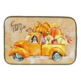 thumbnail image 1 of Carolines Treasures CK2659DDM Fall Harvest Brown Parti Cocker Spaniel Dish Drying Mat, 1 of 1