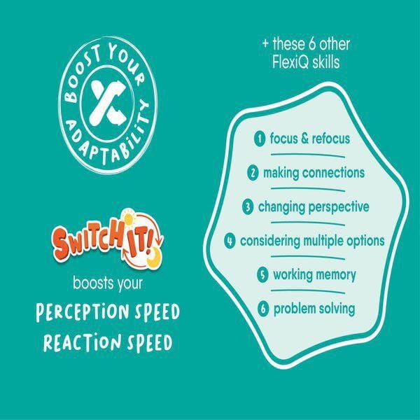 FlexIQ: Switch it!** - Jeu de Réaction Rapide - 2 à 8 joueurs - À partir de 6 ans
