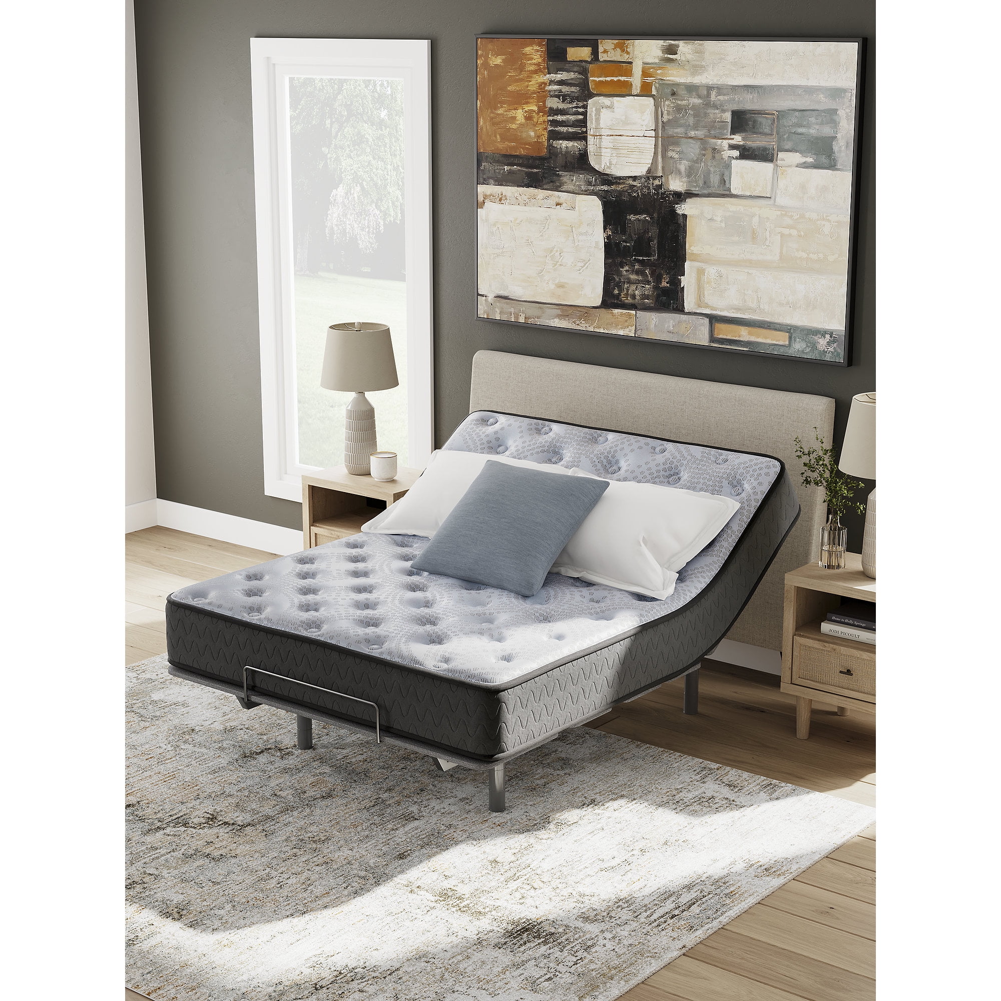Signature Design by Ashley Comfort Plus 10-inch Twin Mattress - Memory Foam Hybrid - Medium Feel - Cooling Gel Infused - Bed in a Box