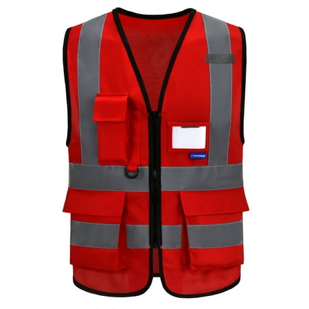 

21 colour High visibility viz vest hi vis viz reflective safety vests for men