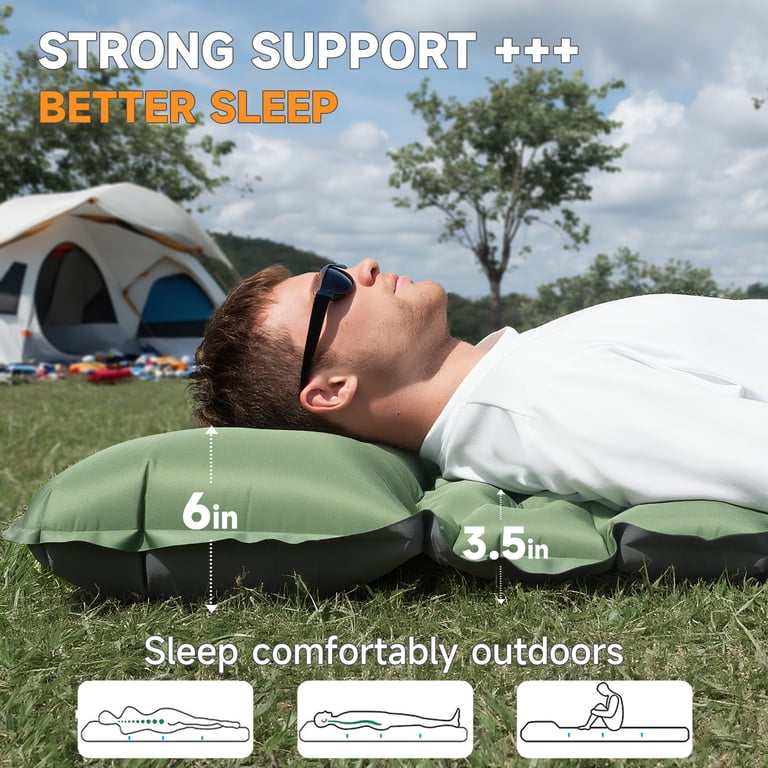 Aonhom Camping Sleeping Pad, Ultralight with Foot Pump photo 2