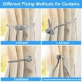 8 Pieces Curtain Tiebacks,Decorative Curtain Holdbacks for