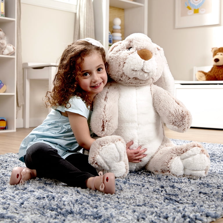 Melissa & Doug Jumbo Burrow Bunny Plush, 21 Inches Tall - Walmart.com