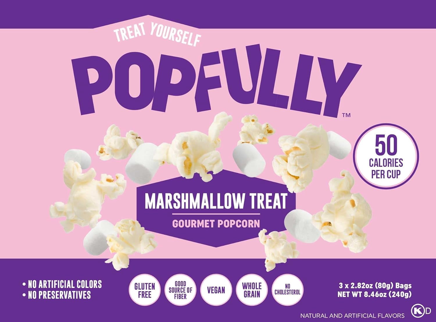 POPFULLY: Marshmallow Treat Microwave Popcorn, 8.46 oz