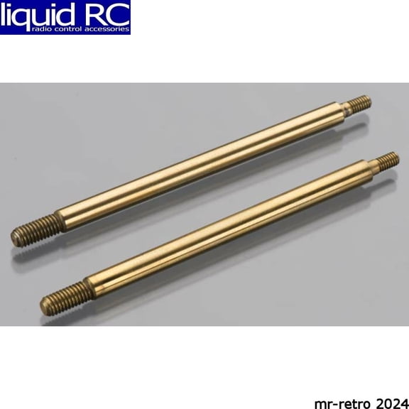 Tekno RC 6017T Shock Shafts w/ TiNi coat rear steel 2pcs :EB48
