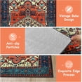 thumbnail image 4 of Boho Area Rug 2'' x 3'' Vintage Oriental Rug Washable Non-Slip Indoor Door Mat Small Entry Throw Rugs for Bedroom Kitchen Entryway Floor Decoration Carpet Terracotta, 4 of 6