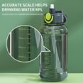 thumbnail image 3 of ACDANC 2026 New 850Ml Water Bottle with Straw, Half Gallon Wide Mouth Portable Large Plastic Bottle Leak Proof Sports Cup Big Travel Mugs with Scale Strap, Volume 0.23 Gal/28.7Oz, 3 of 7