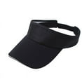 thumbnail image 3 of Sun Visor  Solid Color Polyester Cotton Sunshade Breathable Tennis Hat Men Women, 3 of 4