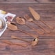 thumbnail image 3 of Juego de Cubiertos de 12 Piezas para Servir Cubiertos, Juego de Utensilios para Servir, Incluye Servidor para Pasteles, Cuchara Ranurada para Servir Oro Rosa, 3 of 5