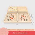 thumbnail image 1 of Wooden Shooting Game Blue Interactive Pogo-Ball for Two Players Family Fun Tabletop Games Sized 25x22cm, 1 of 5