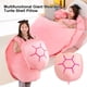 thumbnail image 2 of Almohadas gigantes multifuncionales de dibujos animados con forma de caparazón de tortuga para llevar puestas, muñecos de peluche suaves, regalos de cumpleaños para niños, juguetes de peluche suaves, 2 of 5