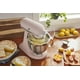 thumbnail image 3 of KitchenAid Artisan Series KSM195PSFT - Batidora de pie con cabezal inclinable con paquete de accesorios premium, color rosa pluma, color rosa KitchenAid NA, 3 of 4