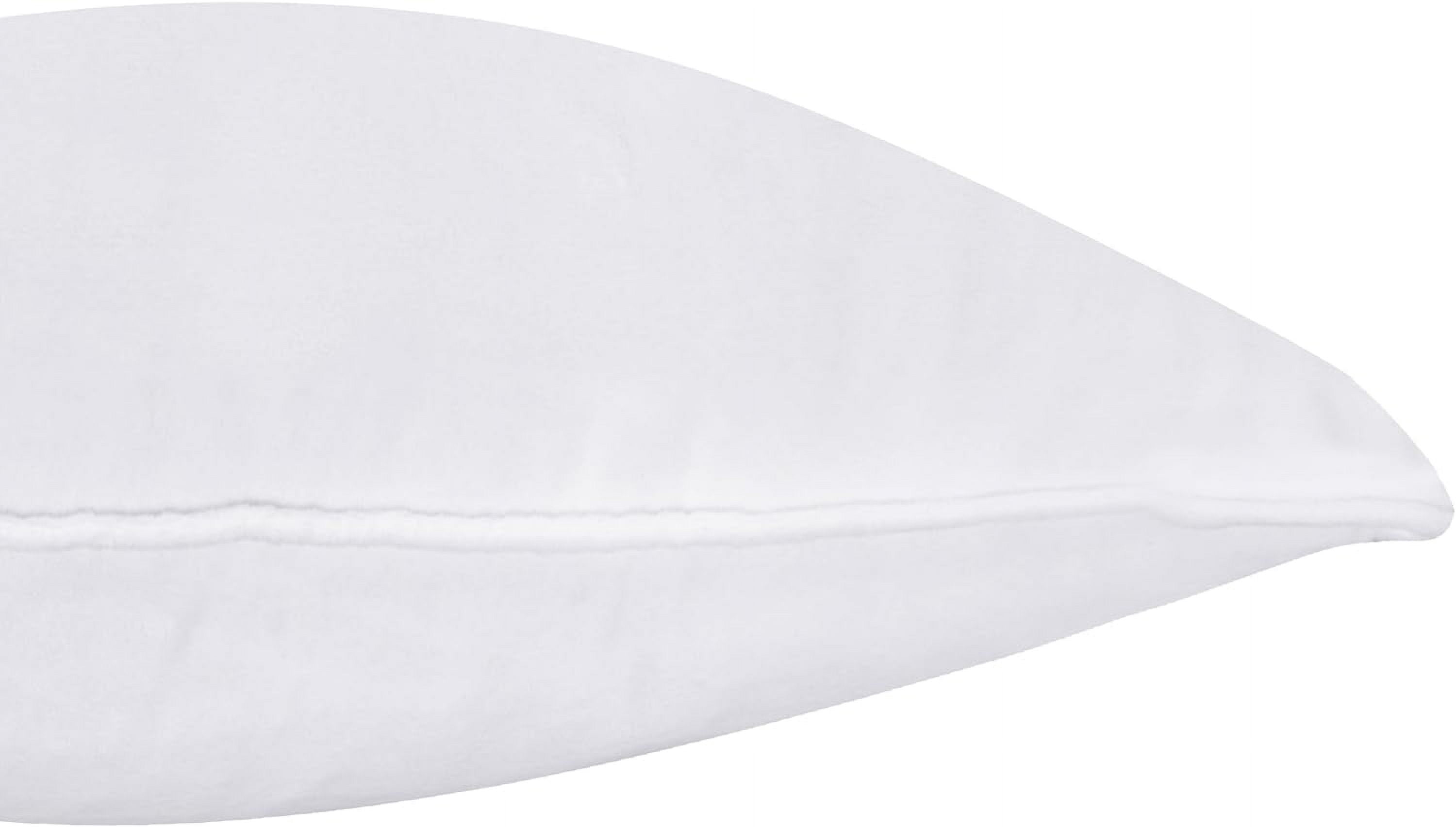 A1HC Hypoallergenic Down Alternative Pillow Inserts, 18x18 in, Square, Pack of 2, White