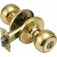 thumbnail image 3 of Fairfax Satin Nickel Front Door Knob with Deadbolt  Reversible Exterior/Interior Entry Door Knob with Key and Deadbolt Lock  Front Door Knobs with Lock/Front Door Lock  Traditional Home D, 3 of 3