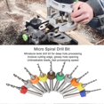 thumbnail image 3 of 10Pcs PCB Twist Drill Bit Tungsten Steel Micro Vertical Punching Drilling Tool 1.1?2.0mm, 3 of 5