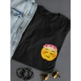 thumbnail image 3 of Girly Flower Crown Icon Women T-Shirt, Female Small, 3 of 4