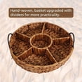 thumbnail image 4 of Serving Tray and Platters, 7-Set Gold Platters for Parties, 15.5 x 15.5 inches, Divided Serving Trays & Portable Handle for Home Dining, Gift Box Packaging., 4 of 8