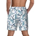 thumbnail image 2 of Lsque Mens Swim Trunks Hand Drawn Snake Pattern - Bathing Suit Compression Liner - Beach Swim Shorts Swimwear - (S-3XL) - Stretch Quick Dry -Small, 2 of 9