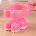 thumbnail image 4 of Juego de moldes para bolas de arroz Injueey forma de conejo color rosa, 4 of 6