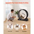 thumbnail image 4 of VEVOR Roue d'Exercice pour Chat 31,5 Pouces Grande Roue de Course pour Chat Intérieur Tapis Roulant Noir, 4 of 9