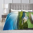 thumbnail image 4 of Golf Blanket Gifts For Kids Adults - Lightweight Throw Blanket For Bedroom Living Room Decor Soft Fuzzy Fleece Cozy Plush Bed Couch 60"X50", 4 of 7