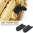 thumbnail image 4 of 2PCS Saxophone Thumb Rest, Comfortable Saxophone Thumb Finger Rest Pad, Rubber Sax Gel Cushion Pad, for Tenor Saxophone, Baritone Saxophone, 4 of 9