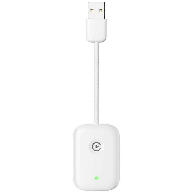 Wireless CarPlay Adapter Upgrade Wired CarPlay to Wireless, Dongle Designed for CarPlay and Android Auto