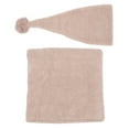 thumbnail image 2 of Accesorios para fotos de bebés, manta, gorro de ganchillo para recién nacidos, disfraz para niños pequeños, color marrón claro, 2 of 14